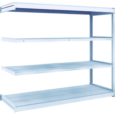 トラスコ中山 TRUSCO TUG型軽中量棚200kg連結 1840X624XH1500 4段 TUG200-56L-4B 1台(1個)（直送品）