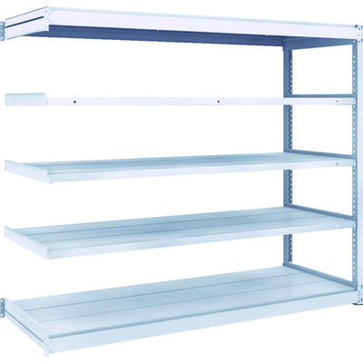 TRUSCO TUG型軽中量ボルトレス棚 200kg 連結型 1840×624×H1500 5段 TUG200-56L-5B 1台(1個)（直送品）