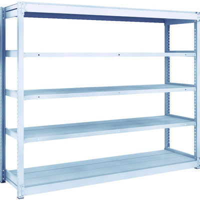 TRUSCO TUG型軽中量ボルトレス棚 200kg 単体型 1840×474×H1500 5段 TUG200-56S-5 1台(1個)（直送品）