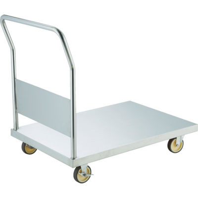 トラスコ中山 TRUSCO オールステンレス台車 コーナーC付 800X450 NU ストッパー付 AS-3B-100NU-S 1台（直送品）