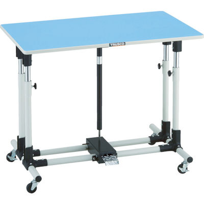 トラスコ中山 TRUSCO 上下調節機能付作業台750X600XH700ー950 車輪付 JMW-7560GC 1台 819-5135（直送品）
