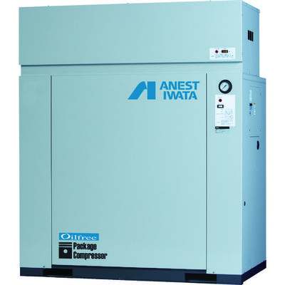 レシプロコンプレッサ(パッケージ・オイルフリータイプ) 50Hz 吐出圧力0.7~0.85MPa CFP07CF-8.5M5 1台（直送品）
