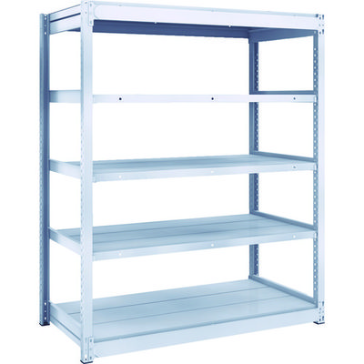 TRUSCO TUG型軽中量ボルトレス棚 200kg 単体型 1240×624×H1500 5段 TUG200-54L-5 1台(1個)（直送品）