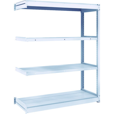 トラスコ中山 TRUSCO TUG型軽中量棚200kg連結 1240X474XH1500 4段 TUG200-54S-4B 1台(1個)（直送品）