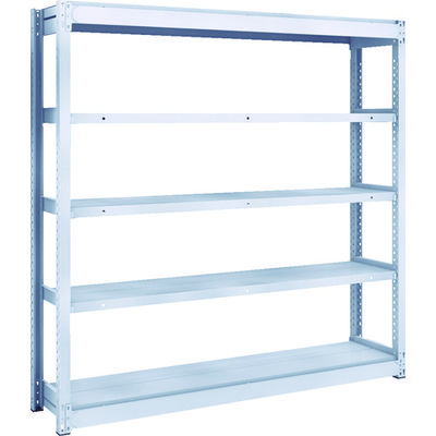 TRUSCO TUG型軽中量ボルトレス棚 200kg 単体型 1540×324×H1500 5段 TUG200-55K-5 1台(1個)（直送品）