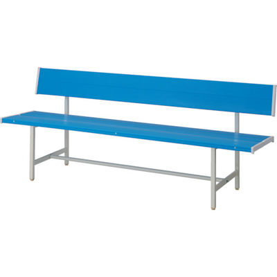 トラスコ中山 TRUSCO カラーベンチ 背付き 青 1500 TCBA-1500-B 1脚 855-7740（直送品）