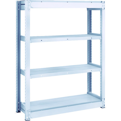 TRUSCO TUG型軽中量ボルトレス棚 200kg 単体型 940×324×H1200 4段 TUG200-43K-4 1台(1個)（直送品）