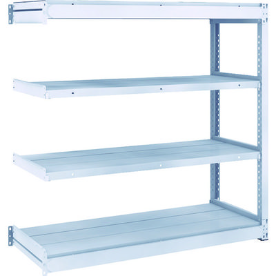 TRUSCO TUG型軽中量ボルトレス棚 200kg 連結型 1240×474×H1200 4段 TUG200-44S-4B 1台(1個)（直送品）