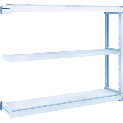 トラスコ中山 TRUSCO TUG型軽中量棚200kg連結 1540X324XH1200 3段 TUG200-45K-3B 1台(1個)（直送品）