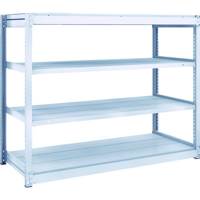 TRUSCO TUG型軽中量ボルトレス棚 200kg 単体型 1540×624×H1200 4段 TUG200-45L-4 1台(1個)（直送品）