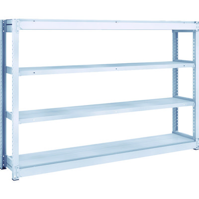 TRUSCO TUG型軽中量ボルトレス棚 200kg 単体型 1840×324×H1200 4段 TUG200-46K-4 1台(1個)（直送品）