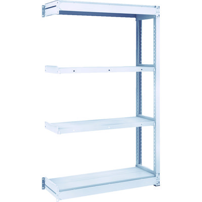 トラスコ中山 TRUSCO TUG型軽中量棚200kg連結 940X324XH1500 4段 TUG200-53K-4B 1台(1個)（直送品）