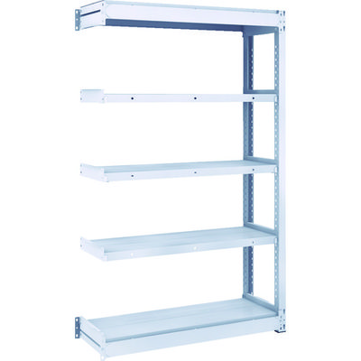 TRUSCO TUG型軽中量ボルトレス棚 200kg 連結型 940×324×H1500 5段 TUG200-53K-5B 1台(1個)（直送品）