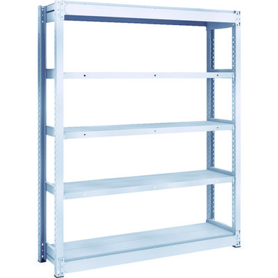 TRUSCO TUG型軽中量ボルトレス棚 200kg 単体型 1240×324×H1500 5段 TUG200-54K-5 1台(1個)（直送品）