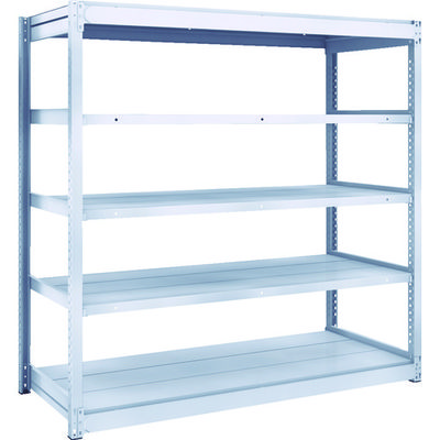 TRUSCO TUG型軽中量ボルトレス棚 200kg 単体型 1540×624×H1500 5段 TUG200-55L-5 1台(1個)（直送品）