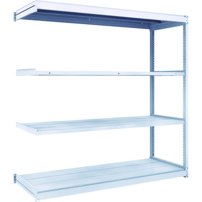 トラスコ中山 TRUSCO TUG型軽中量棚200kg連結 1840X624XH1800 4段 TUG200-66L-4B 1台(1個)（直送品）