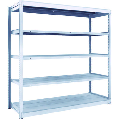 TRUSCO TUG型軽中量ボルトレス棚 200kg 単体型 1840×624×H1800 5段 TUG200-66L-5 1台(1個)（直送品）