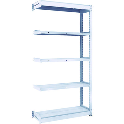 TRUSCO TUG型軽中量ボルトレス棚 200kg 連結型 940×324×H1800 5段 TUG200-63K-5B 1台(1個)（直送品）