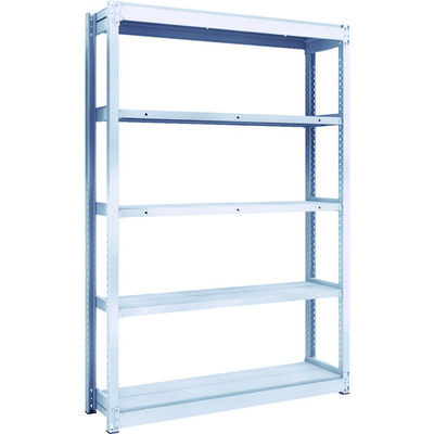 TRUSCO TUG型軽中量ボルトレス棚 200kg 単体型 1240×324×H1800 5段 TUG200-64K-5 1台(1個)（直送品）