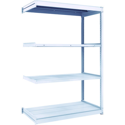 トラスコ中山 TRUSCO TUG型軽中量棚200kg連結 1240X624XH1800 4段 TUG200-64L-4B 1台(1個)（直送品）