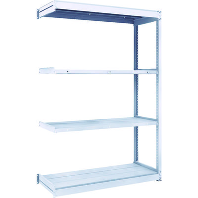 トラスコ中山 TRUSCO TUG型軽中量棚200kg連結 1240X474XH1800 4段 TUG200-64S-4B 1台(1個)（直送品）