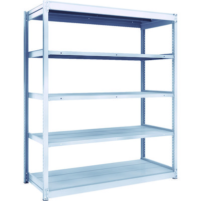 TRUSCO TUG型軽中量ボルトレス棚 200kg 単体型 1540×624×H1800 5段 TUG200-65L-5 1台(1個)（直送品）