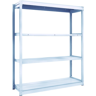 トラスコ中山 TRUSCO TUG型軽中量棚200kg単体 1540X474XH1800 4段 TUG200-65S-4 1台(1個)（直送品）