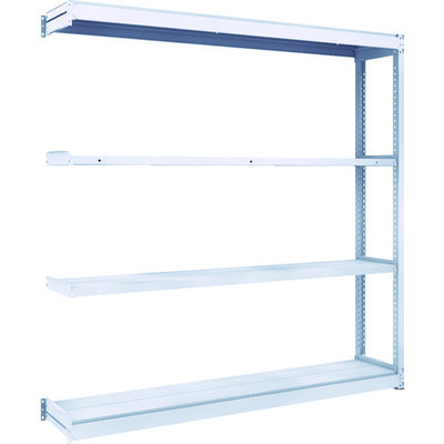 トラスコ中山 TRUSCO TUG型軽中量棚200kg連結 1840X324XH1800 4段 TUG200-66K-4B 1台(1個)（直送品）