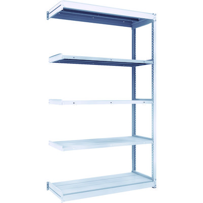 トラスコ中山 TRUSCO TUG型軽中量棚200kg連結 1240X474XH2100 5段 TUG200-74S-5B 1台(1個)（直送品）