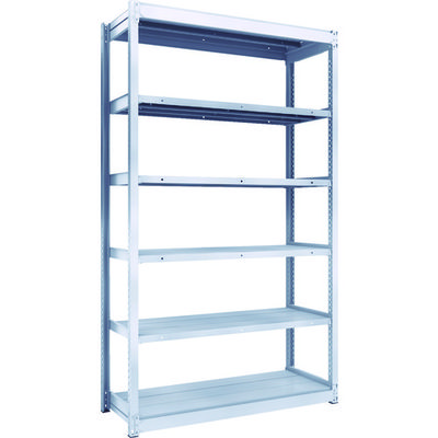 TRUSCO TUG型軽中量ボルトレス棚 200kg 単体型 1240×474×H2100 6段 TUG200-74S-6 1台(1個)（直送品）