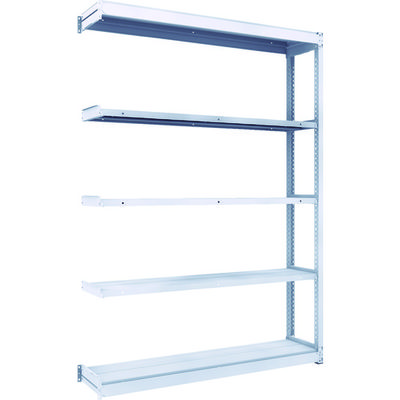 トラスコ中山 TRUSCO TUG型軽中量棚200kg連結 1540X324XH2100 5段 TUG200-75K-5B 1台(1個)（直送品）