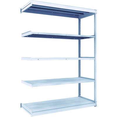 トラスコ中山 TRUSCO TUG型軽中量棚200kg連結 1540X624XH2100 5段 TUG200-75L-5B 1台(1個)（直送品）