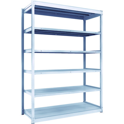 TRUSCO TUG型軽中量ボルトレス棚 200kg 単体型 1540×624×H2100 6段 TUG200-75L-6 1台(1個)（直送品）