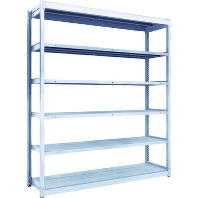 TRUSCO TUG型軽中量ボルトレス棚 200kg 単体型 1840×474×H2100 6段 TUG200-76S-6 1台(1個)（直送品）