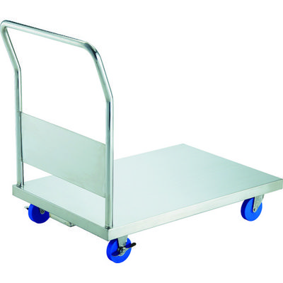 トラスコ中山 TRUSCO オールステンレス台車 800X450 φ100MC キャスターストッパー付 AS-3-100MC-S 1台（直送品）