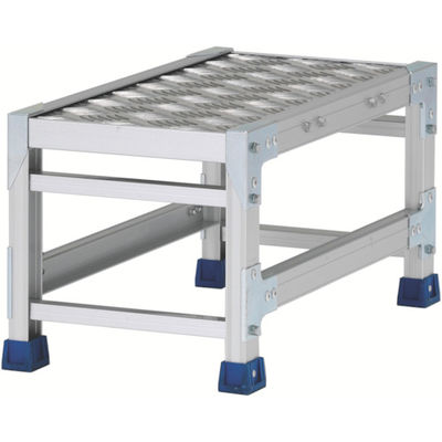 アルインコ 作業台(天板縞板タイプ)1段 天板寸法300×600mm 高0.3m CSBC133WS 1台(1個) 443-9805（直送品）