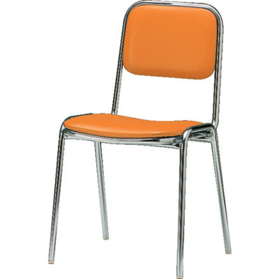 藤沢工業 TOKIO 食堂用チェア 全幅×全高(mm):423×761 オレンジ FSC-200-OR 1脚 464-5871（直送品）