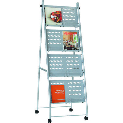 トラスコ中山 TRUSCO カタログスタンド A4幅広サイズ対応 2列4段型 TCS-24 1台 287-4199（直送品）