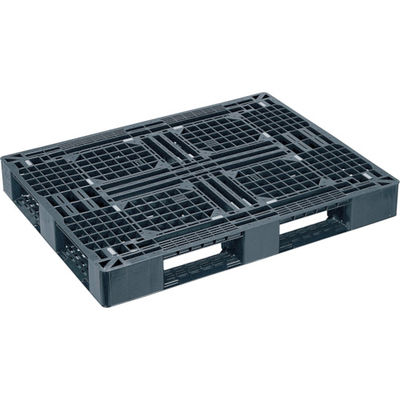 日本プラパレット NPC プラスチックパレットLA-1310RR 片面四方差し 黒 LA-1310RR-BK 1枚 463-4811（直送品）
