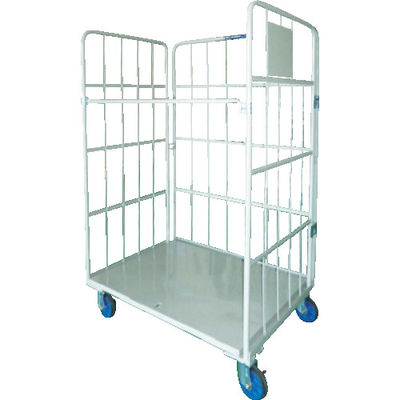 ワコーパレット ワコー 床板スチール製カゴ車 1100x800x1700 WK6-11 1台 467-7315（直送品）