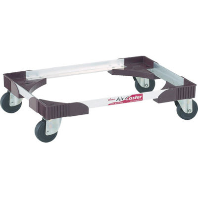 ワコーパレット ワコー アルミアングルドーリー(エアーキャスター仕様) WA-50-75G-BR 1台 467-7064（直送品）