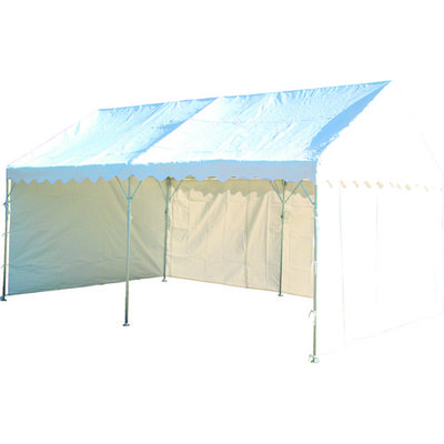 旭産業 旭 防災用テント 1.0間X1.5間 三方幕付 白 NHTS-13S 1台 491-7634（直送品）