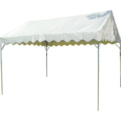 旭産業 旭 集会用テント1.5間X2間 鉄骨組立方式 白 NHTS-2 1台 491-7651（直送品）