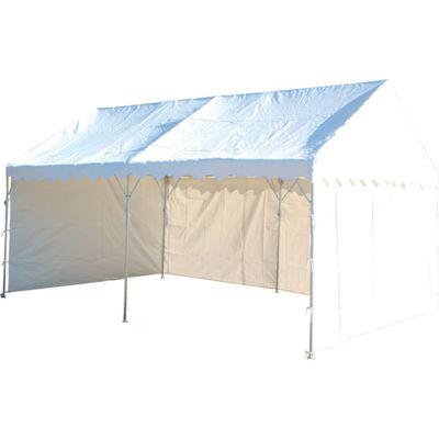 旭産業 旭 防災用テント 2間X3間 三方幕付 白 NHTS-43S 1台 491-7693（直送品）