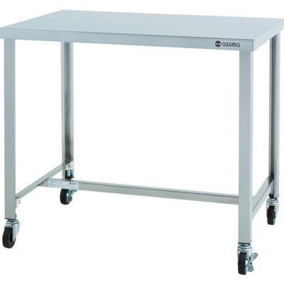 東製作所 アズマ ステンレス作業台 H型枠タイプ スチールキャスター付き C-KTHW-1200 1台 452-5388（直送品）