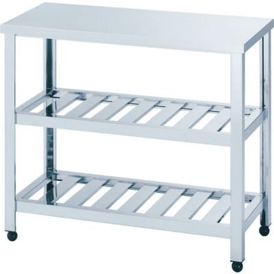 東製作所 アズマ 作業台二段スノコ板付 900×450×800 KT2S-900 1台 455-2725（直送品）