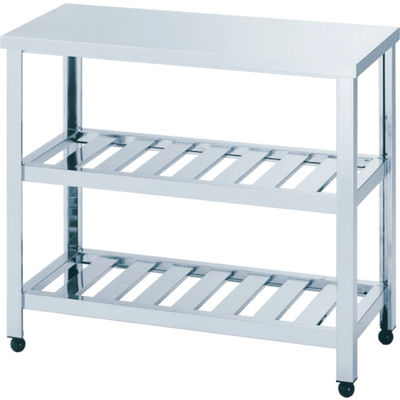 東製作所 アズマ 作業台二段スノコ板付 600×600×800 HT2S-600 1台 455-2148（直送品）