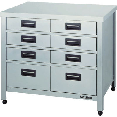 東製作所 アズマ 縦型引出し付作業台 500×450×800 KTVO-500 1台 455-2962（直送品）