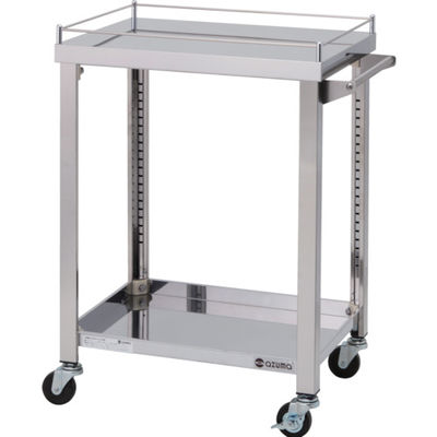 東製作所 アズマ 4方コボレ止め付きワゴン 2段 4GWG2-900K 1台 828-3318（直送品）