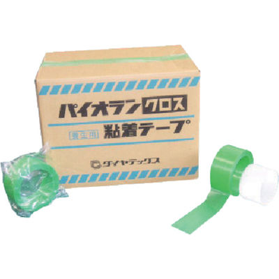 ダイヤテックス パイオラン コアレステープ 50mm×25m グリーン (30巻入) Y-09-GR-50CORELESS 1箱(30巻)（直送品）